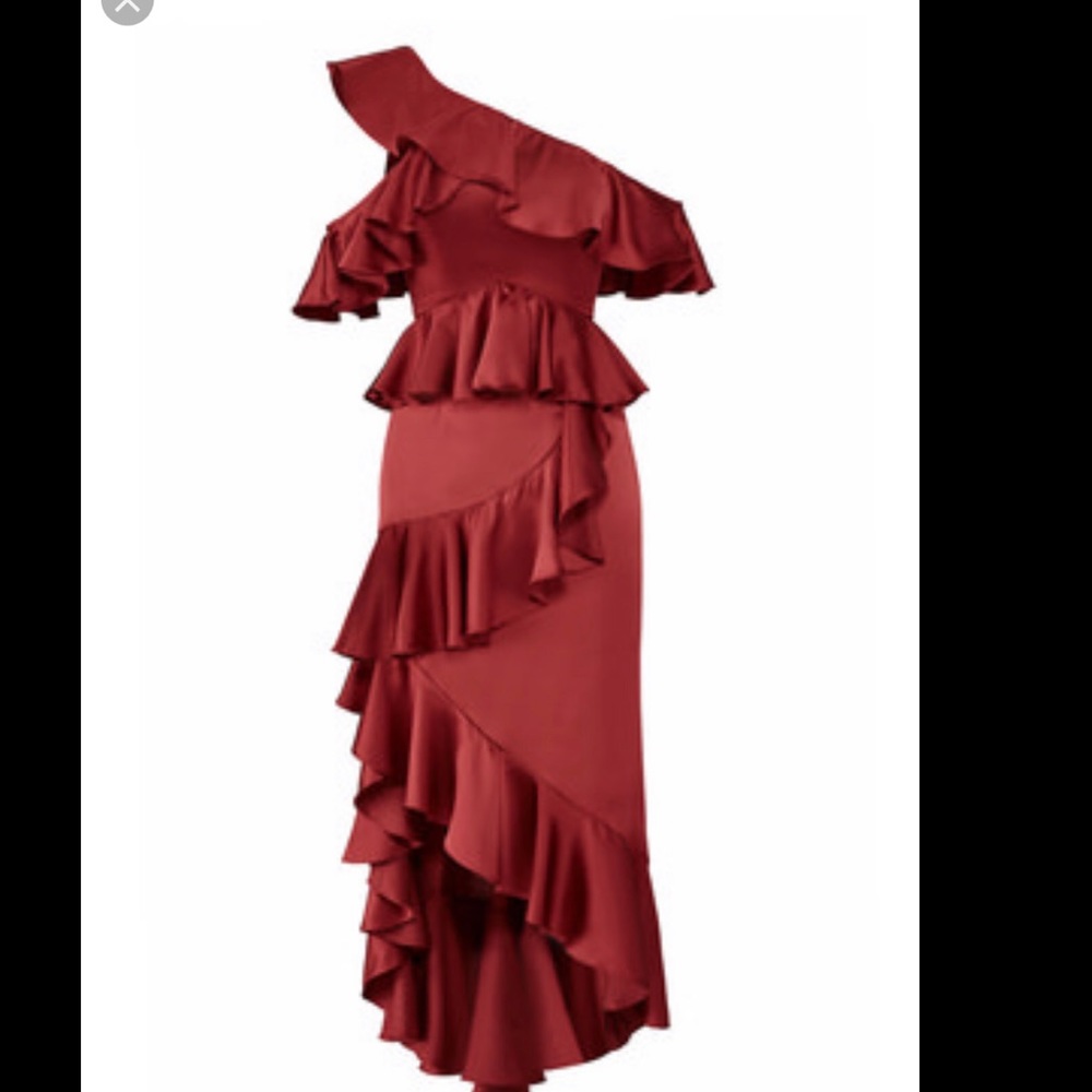 Amur burgundy dress